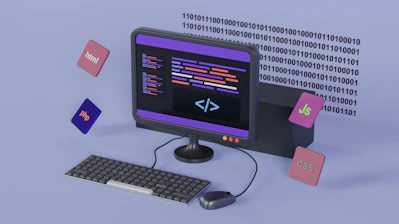 a computer with a keyboard and mouse