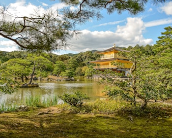 Kinkaku-ji by a lake