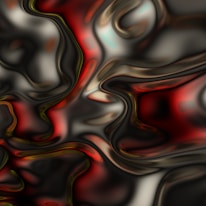 Abstract golden light reflections on a black obsidian surface, evoking mystery and prestige.