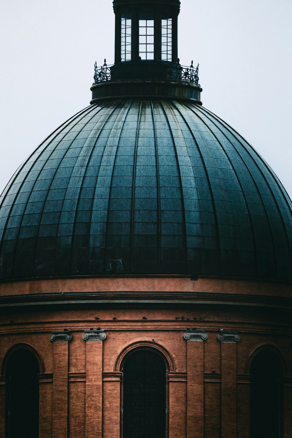 a large building with a dome roof