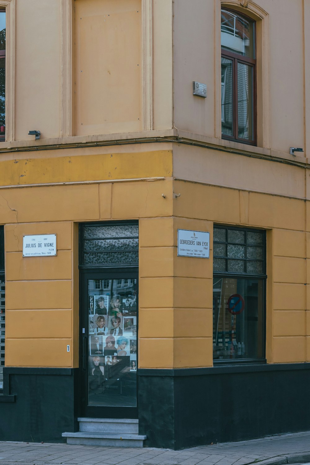 a building with a sign on the front