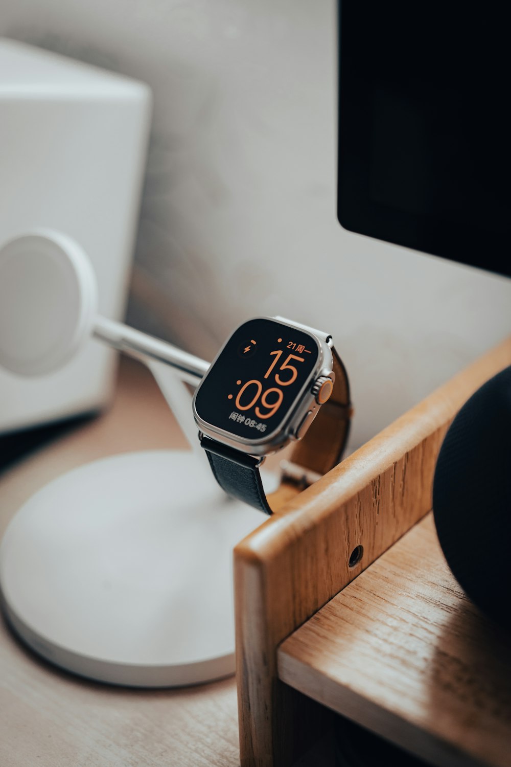 a watch on a table