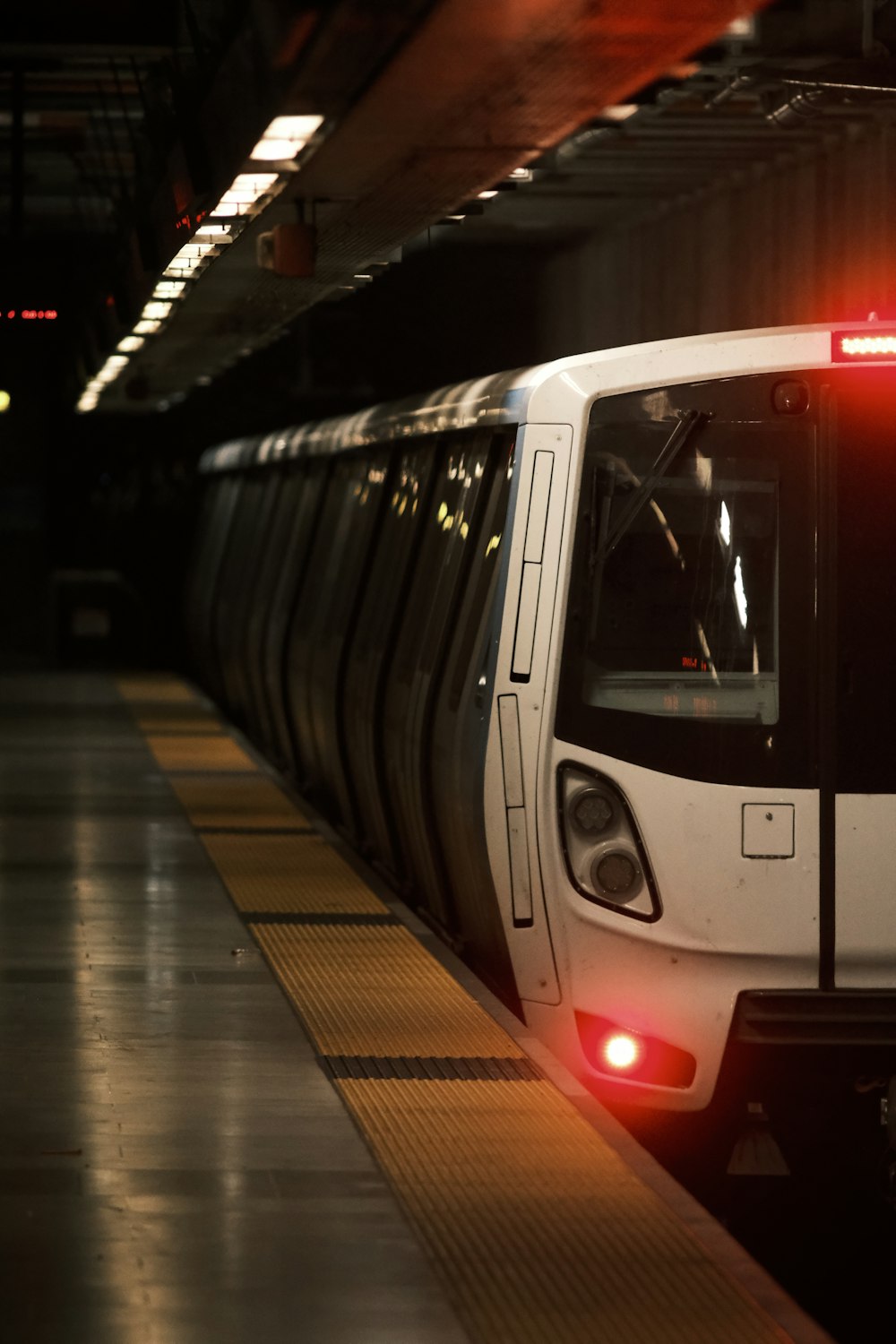 a train in a station