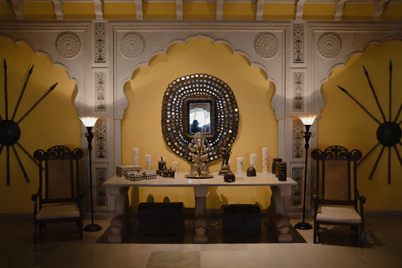 Luxurious interior setting, perfect for meetings