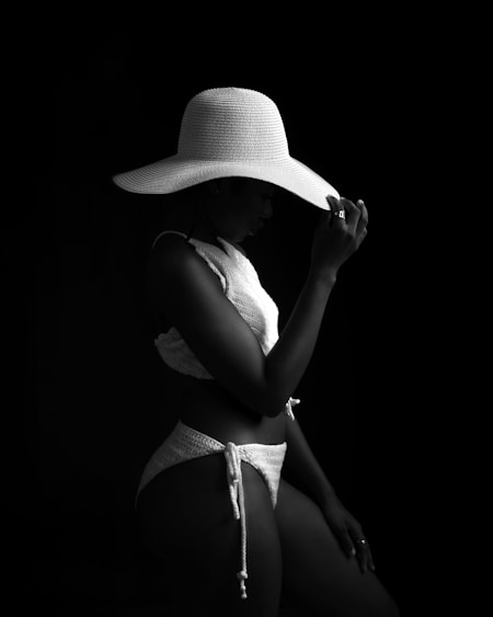 a person wearing a hat