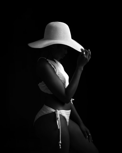 a person wearing a hat