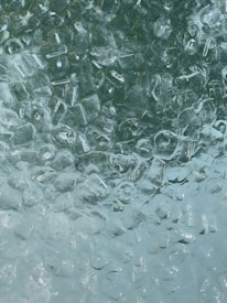 A serene ice manufacturing facility showcasing the production process of high-quality ice cubes.