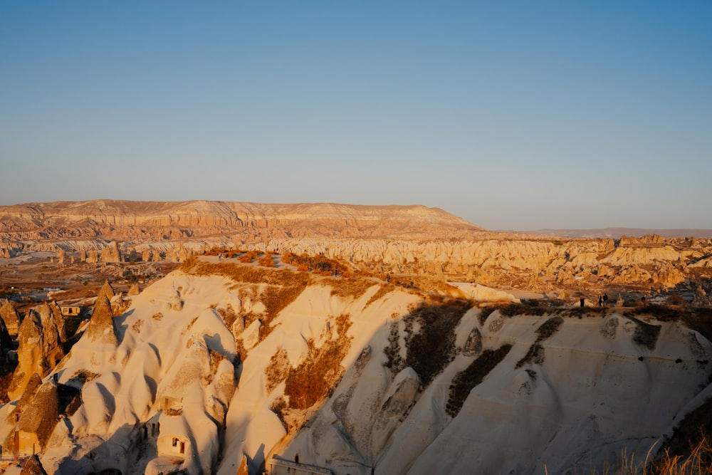 a large rocky landscape