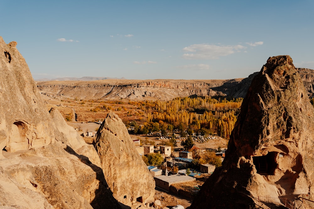 a town in the valley