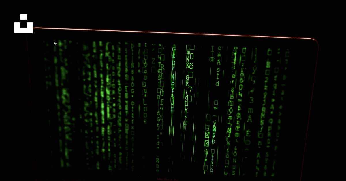 Green Text Computer Screen A computer screen with green lights photo – Free Technology Image on ...