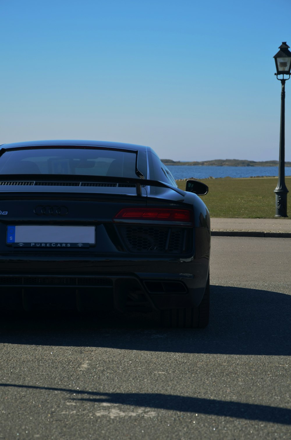 a car parked on a road