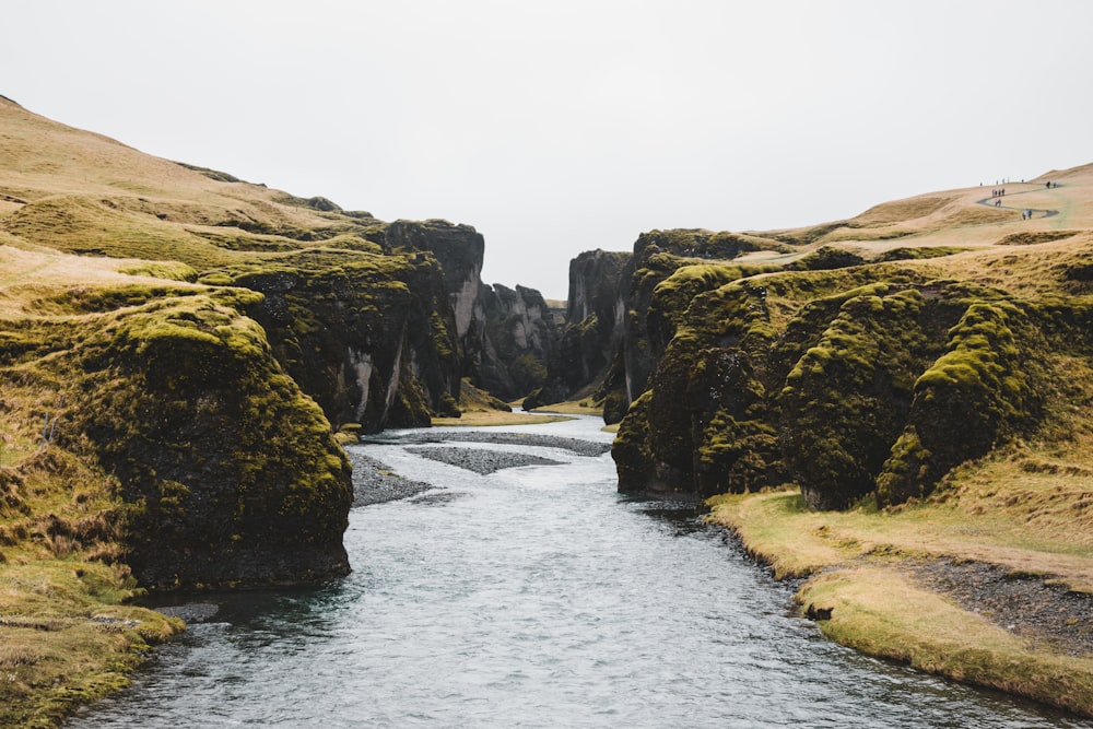 a river running through a valley