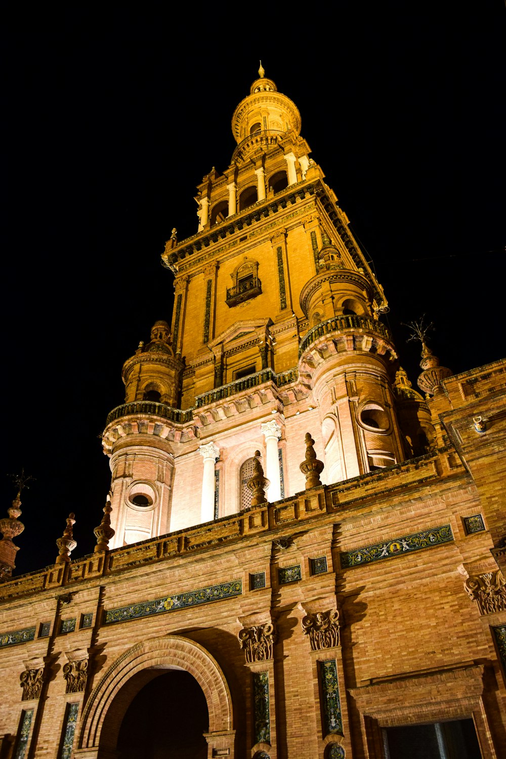 a large building with a gold domed roof