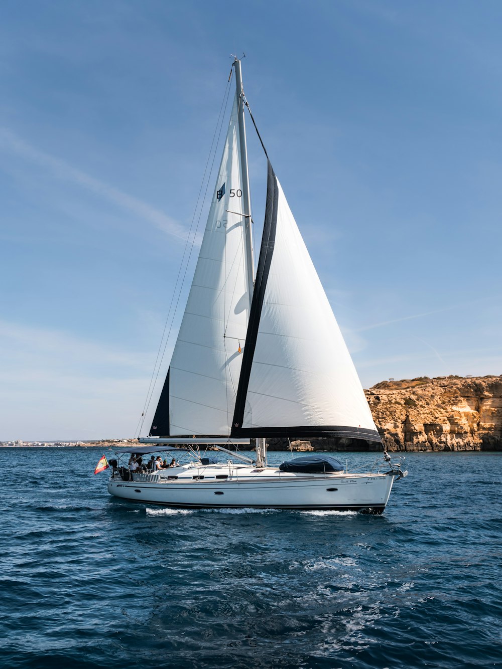 a sailboat on the water