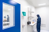 a man in a lab coat