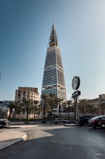 a tall building with a pointy top