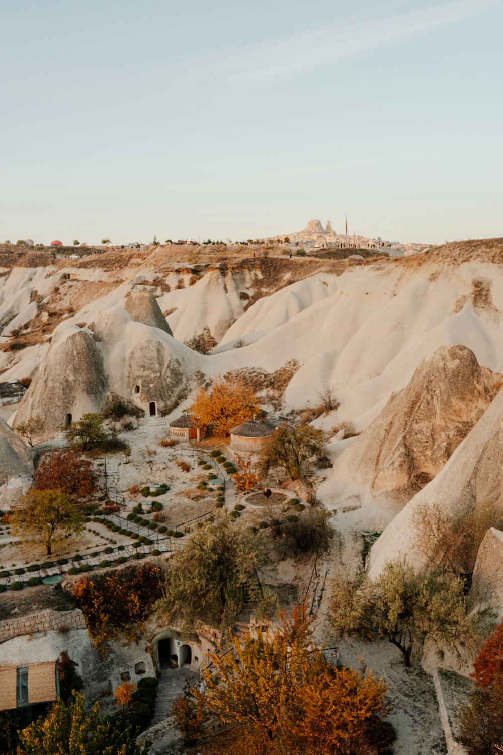 a rocky landscape with a road