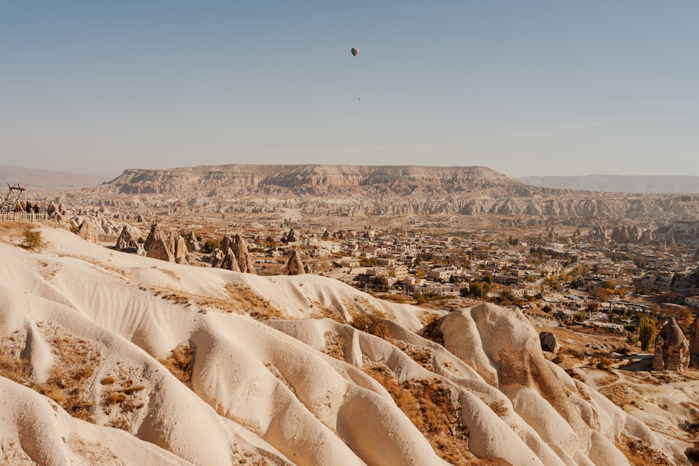 Un paisaje con pocos edificios