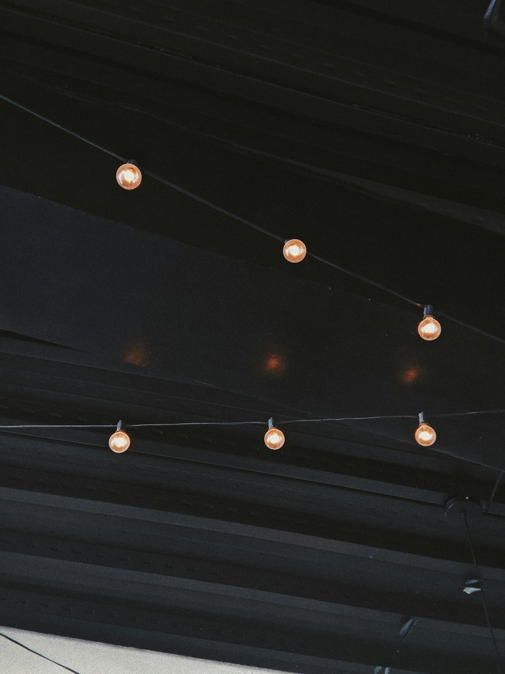 lights from a string