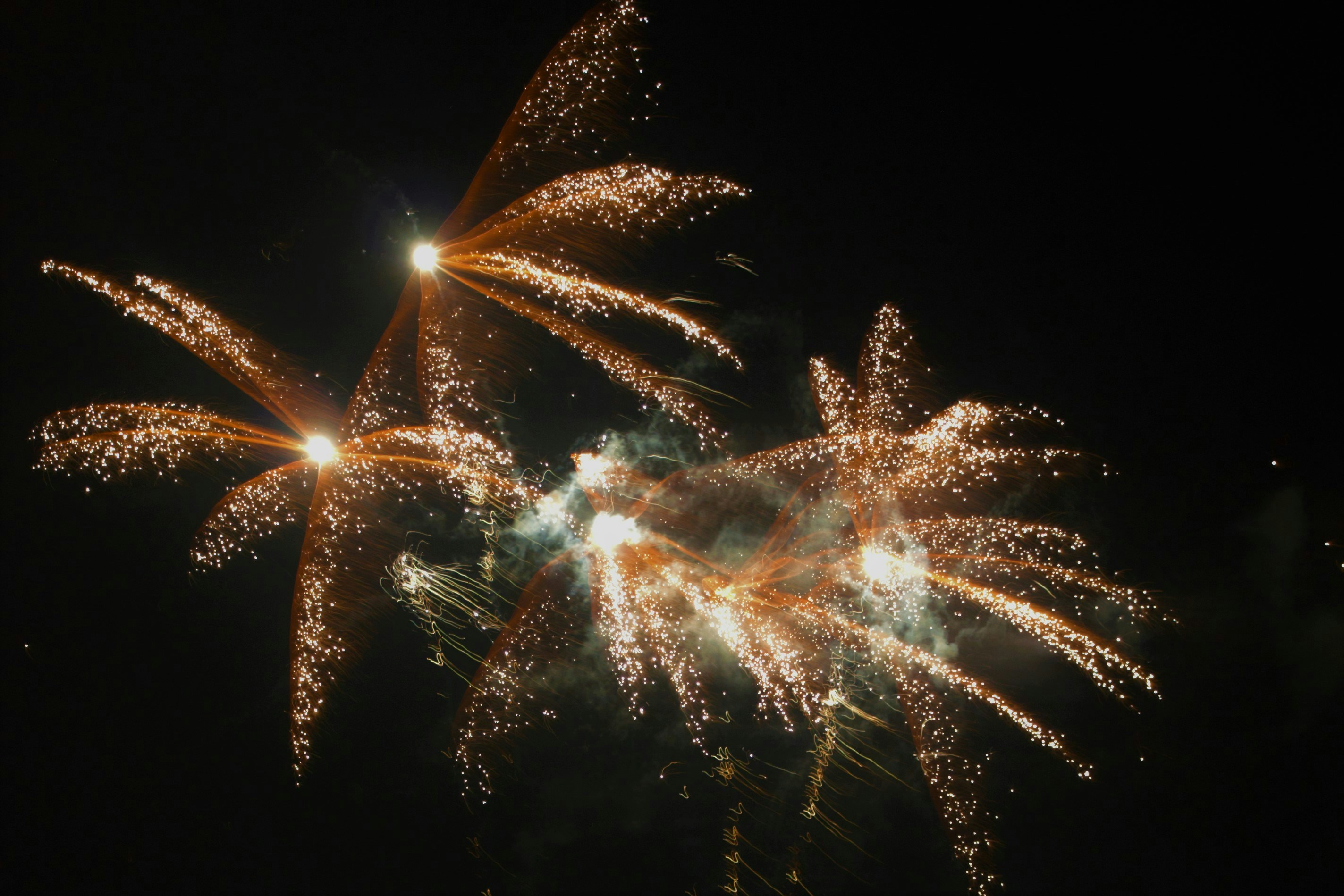 Sparkling Night Rockets