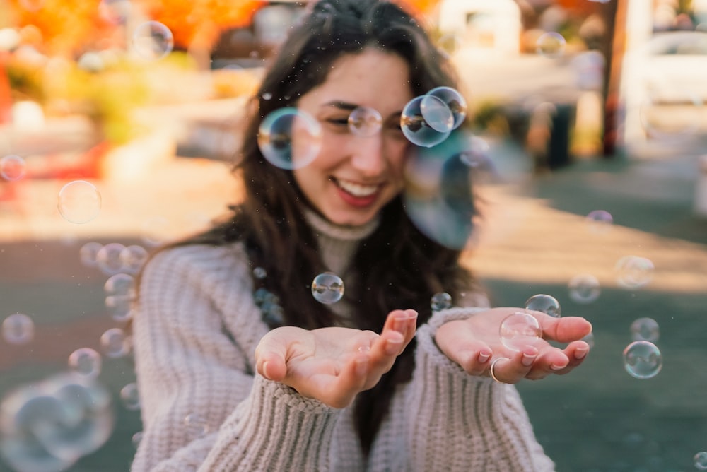 a person wearing glasses