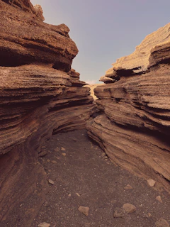 a canyon with a river running through it