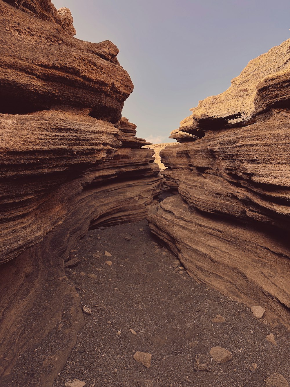 a canyon with a river running through it