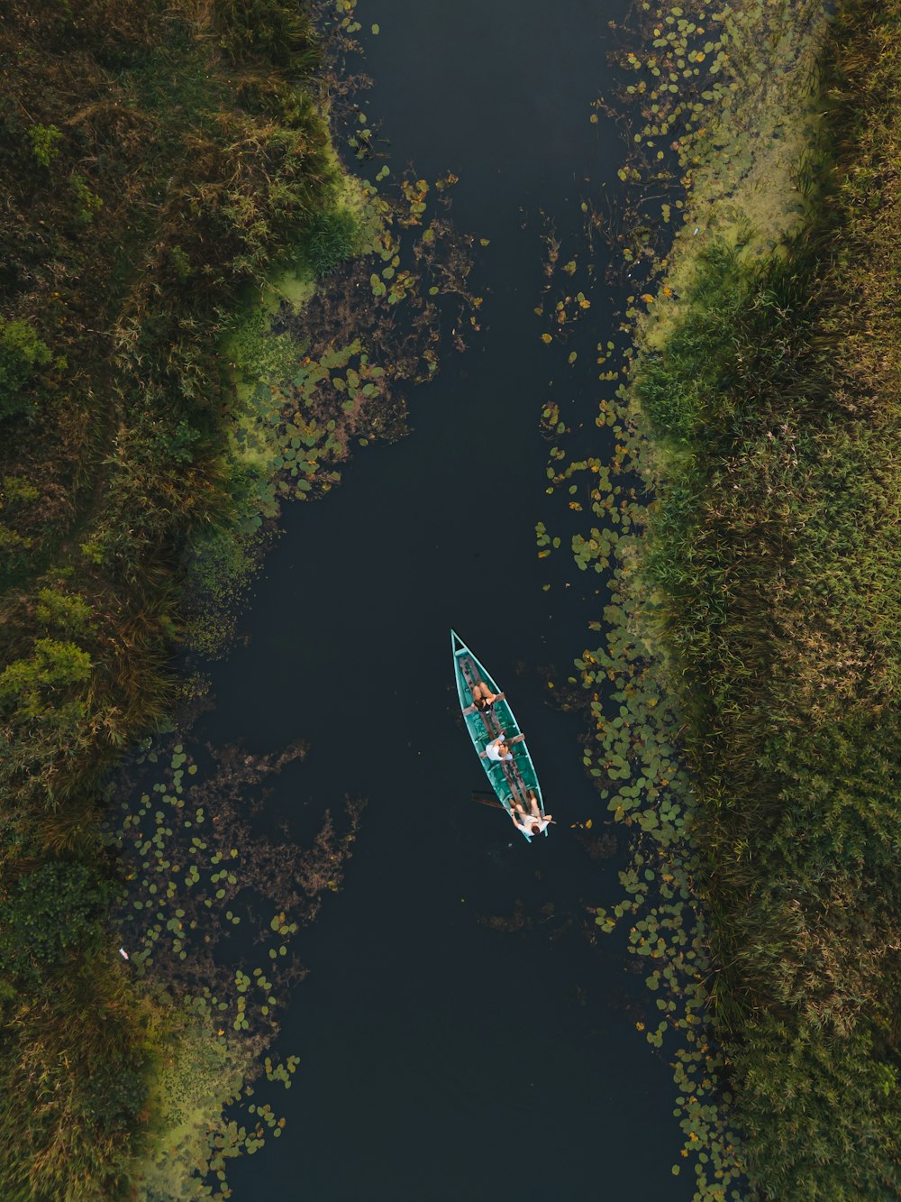 a boat on the water