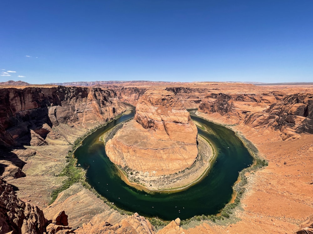 a river running through a canyon