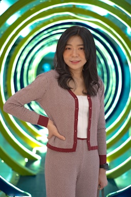 backgrounds for photo composition,how to photograph one fine day for an asian woman in loophole neon lights part 10; a woman posing for a picture