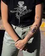 a person with tattoos