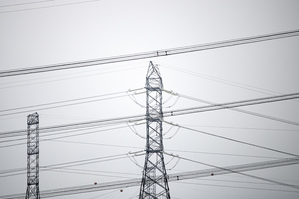 a power line with many wires