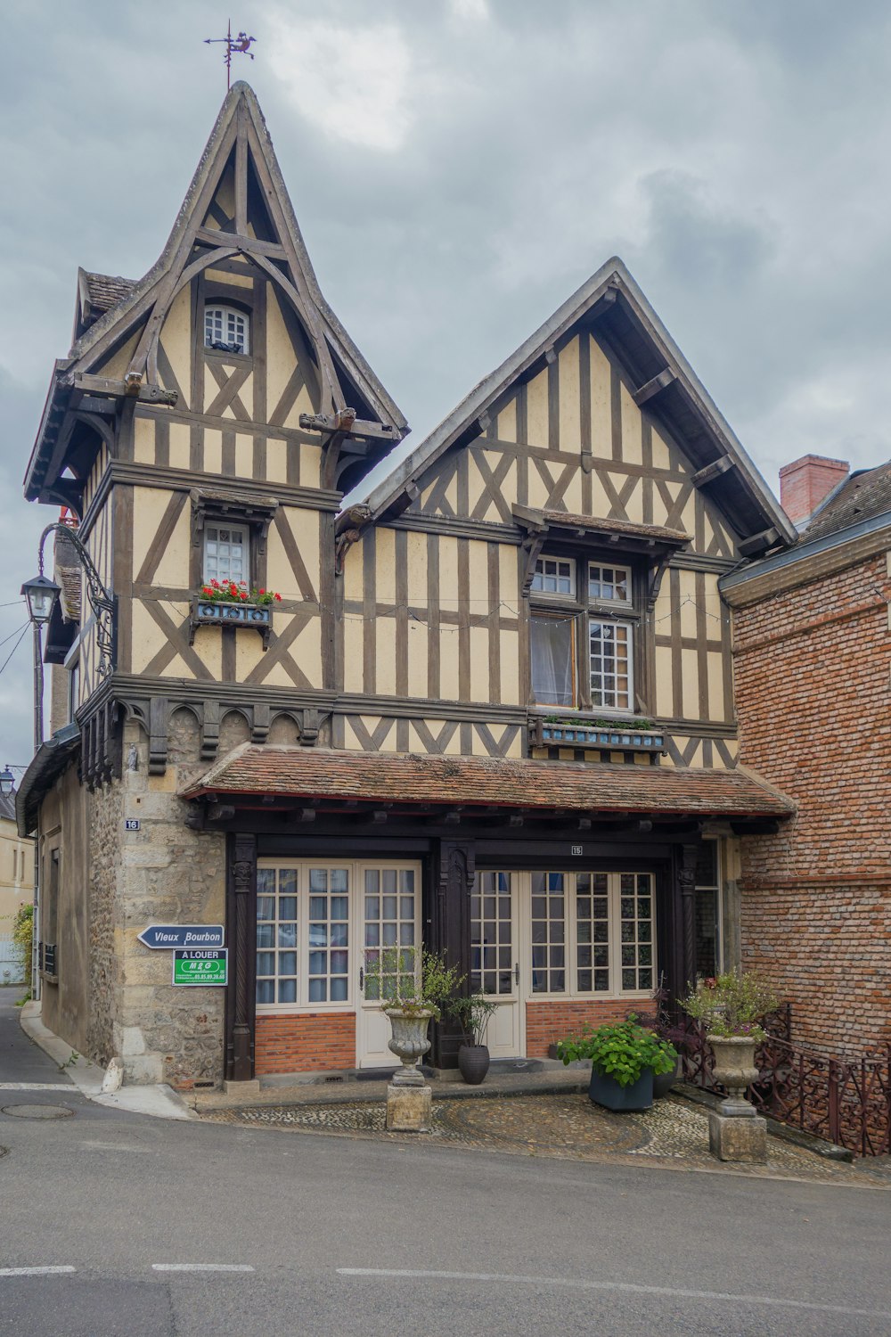 a building with a cross on top