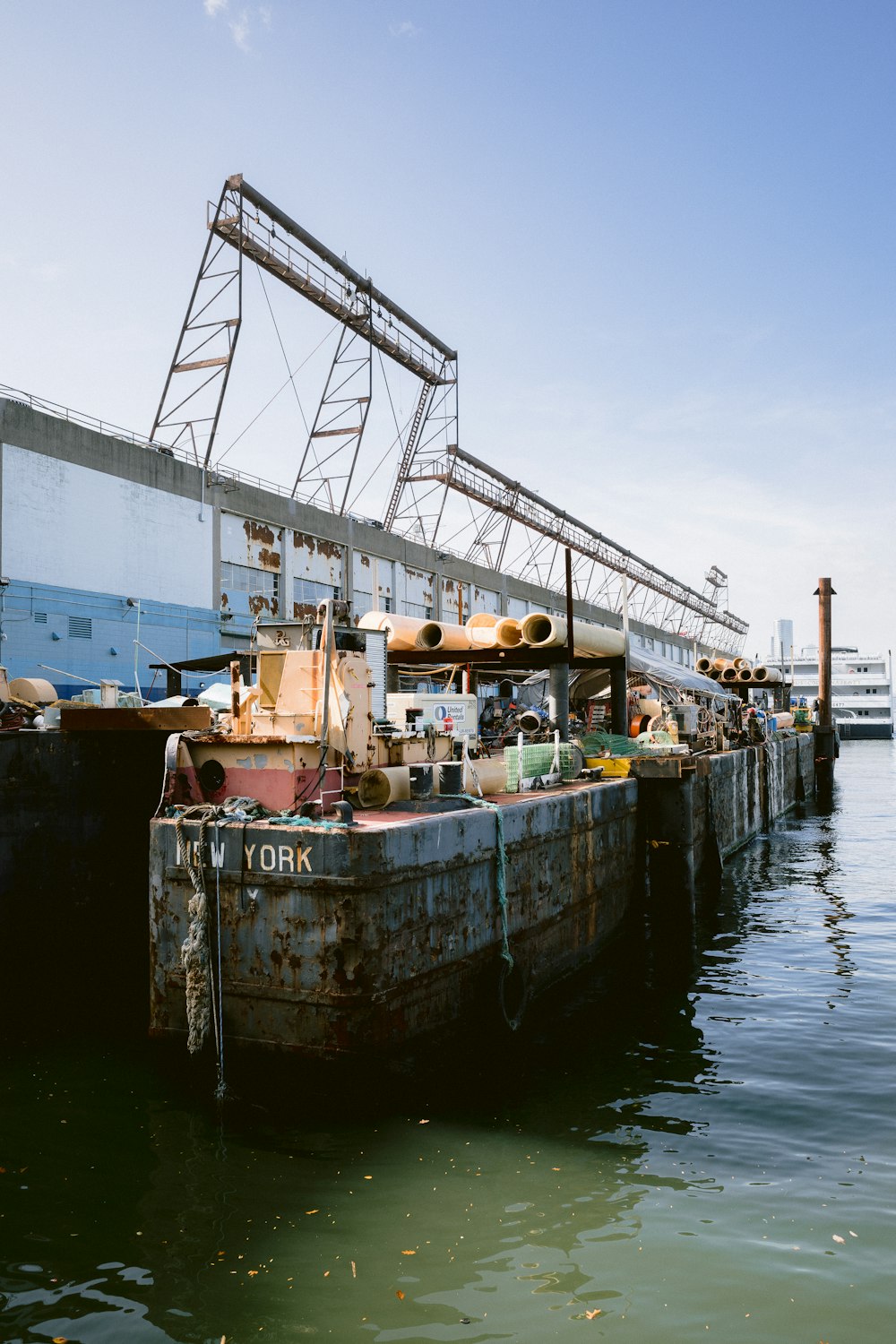 a boat in the water