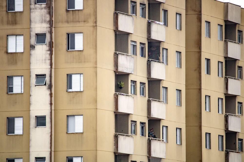 a building with balconies