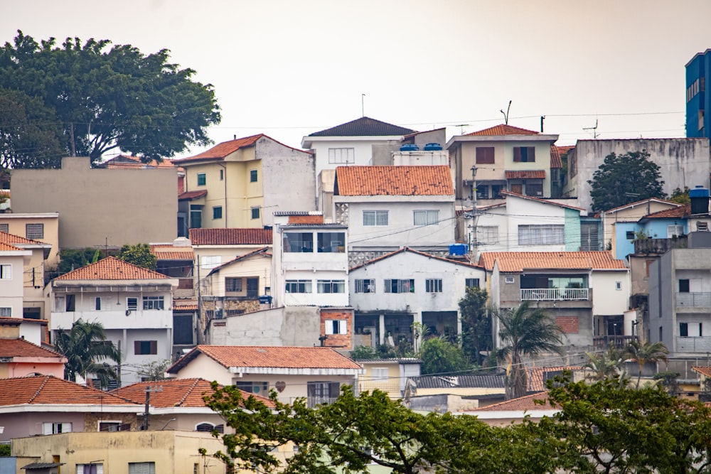 a group of buildings