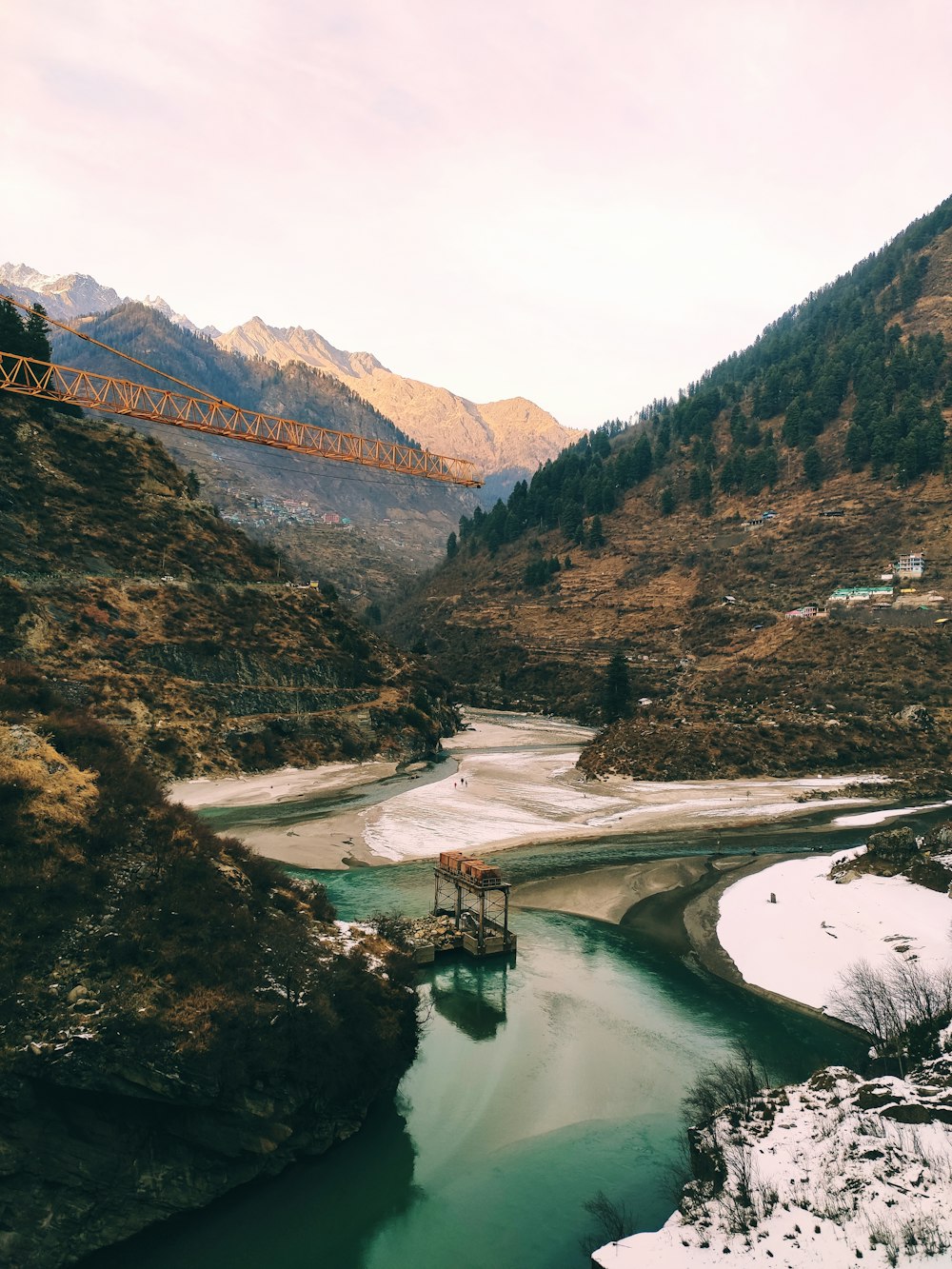 a river running through a valley