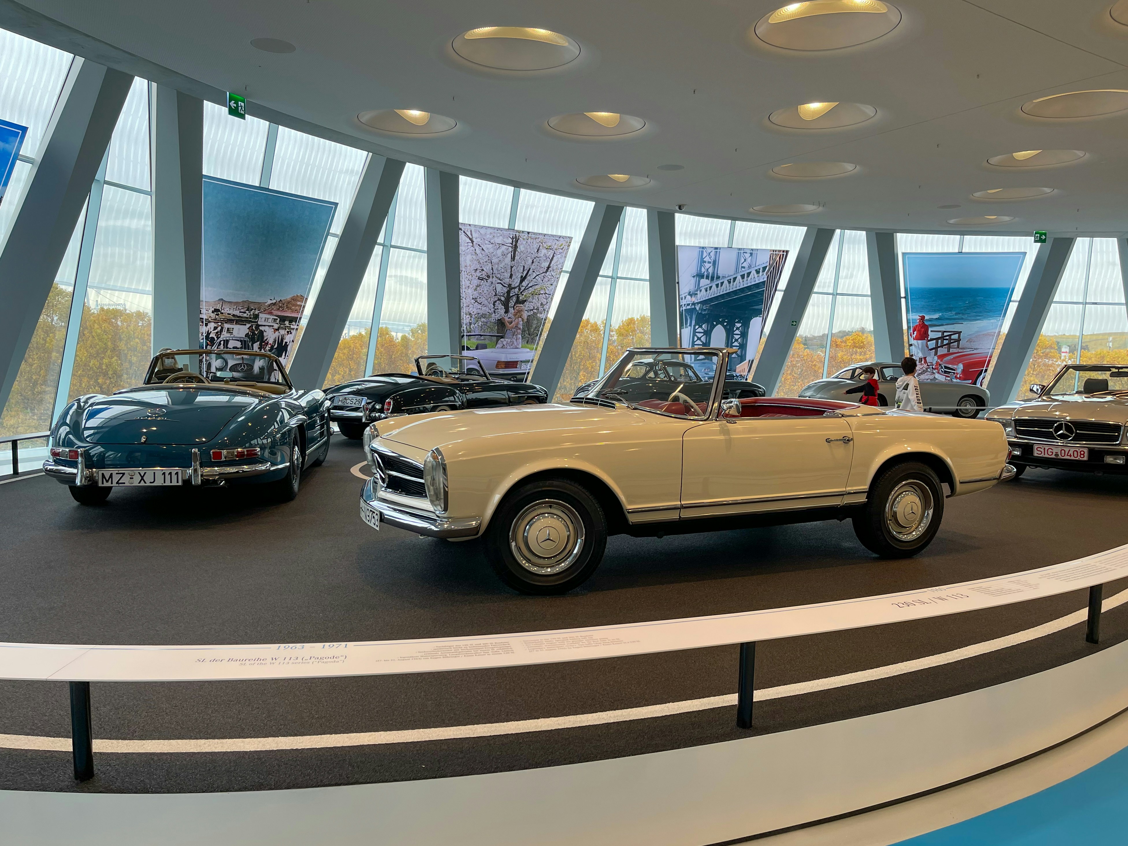 Classic Mercedes cars at the Mercedes Museum, Stuttgart