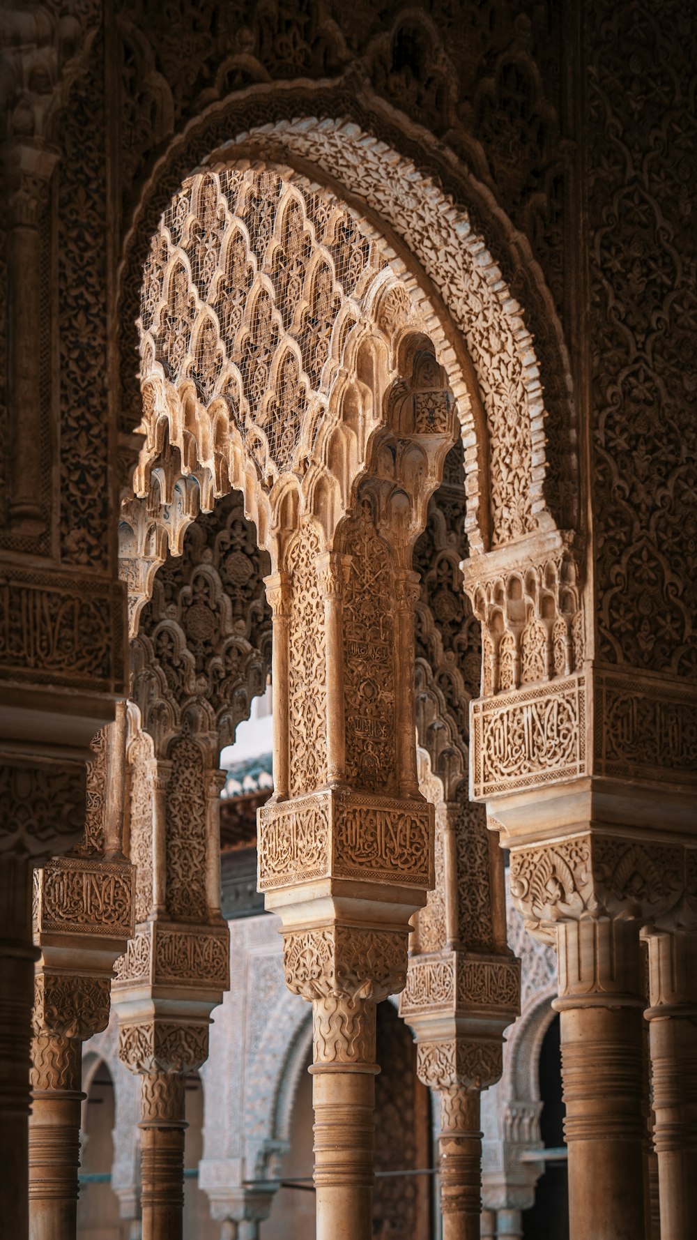 a large ornate building with columns