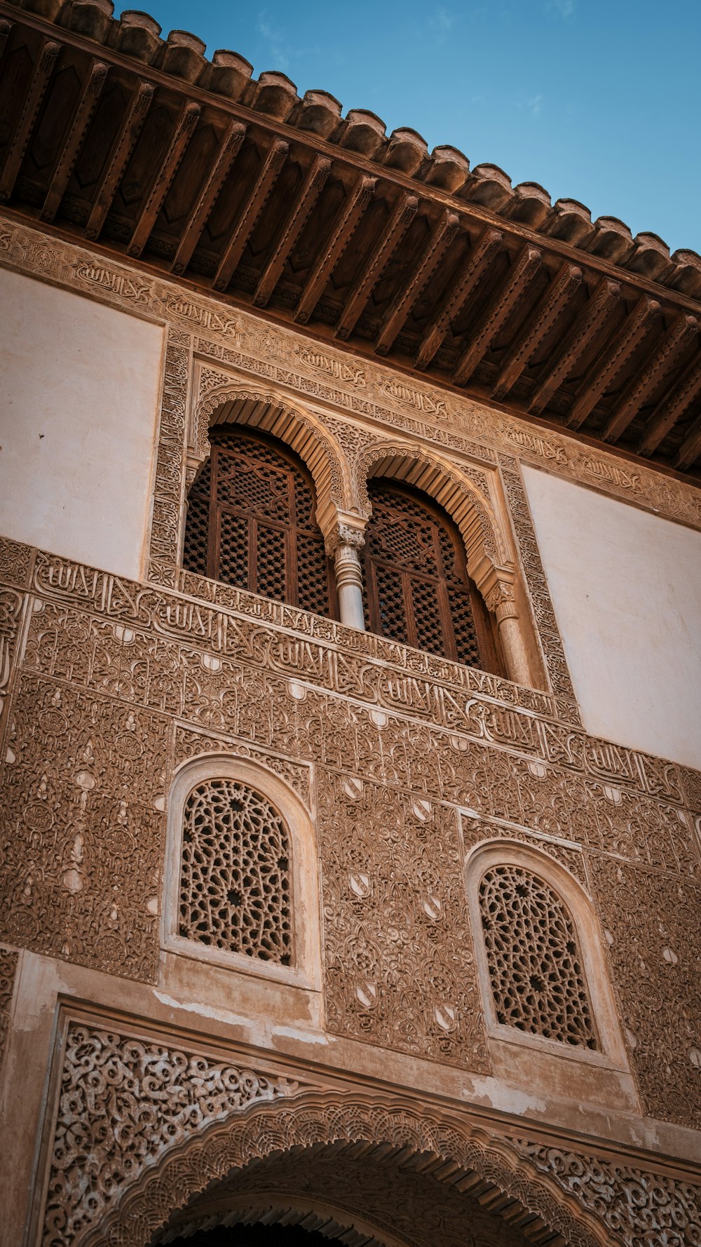 a building with many windows