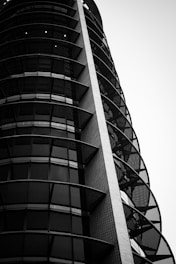 a tall building with many windows
