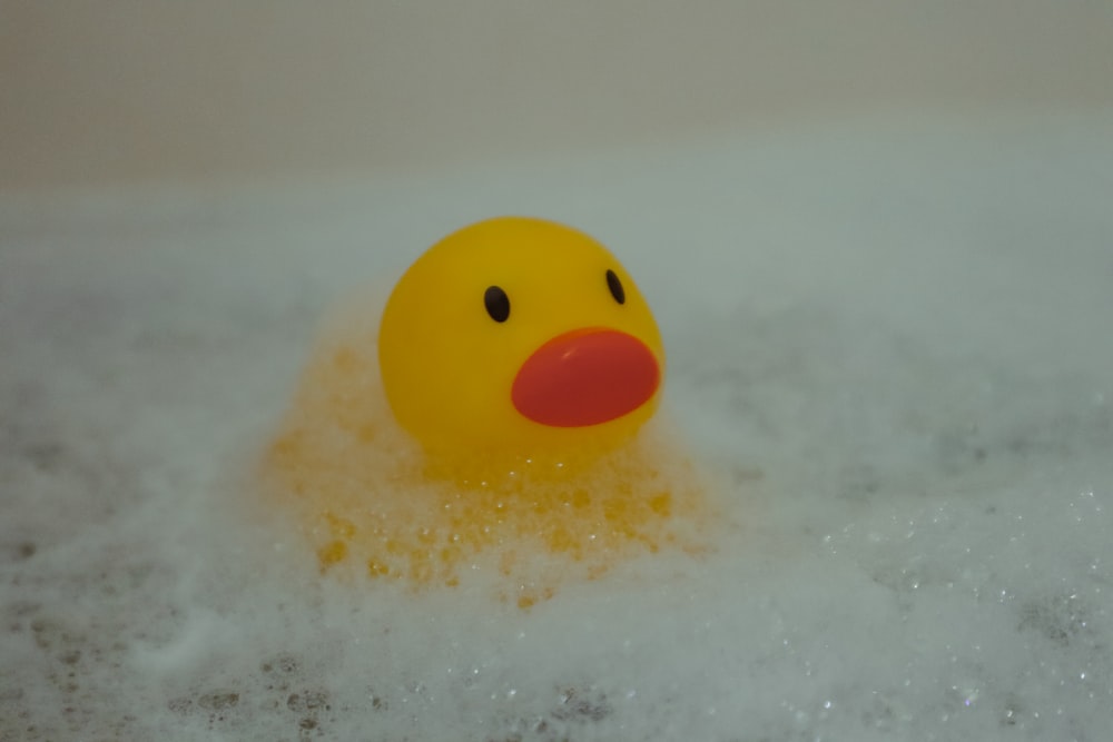 a yellow rubber ducky