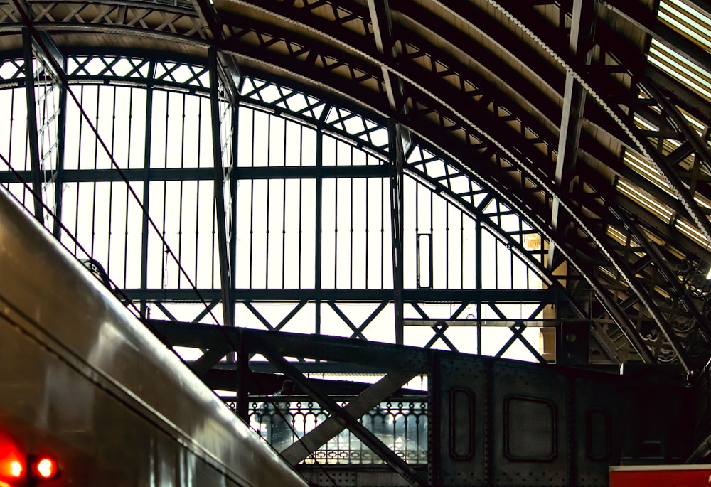 a train going through a tunnel