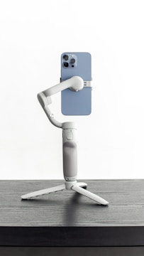 a white and grey robot