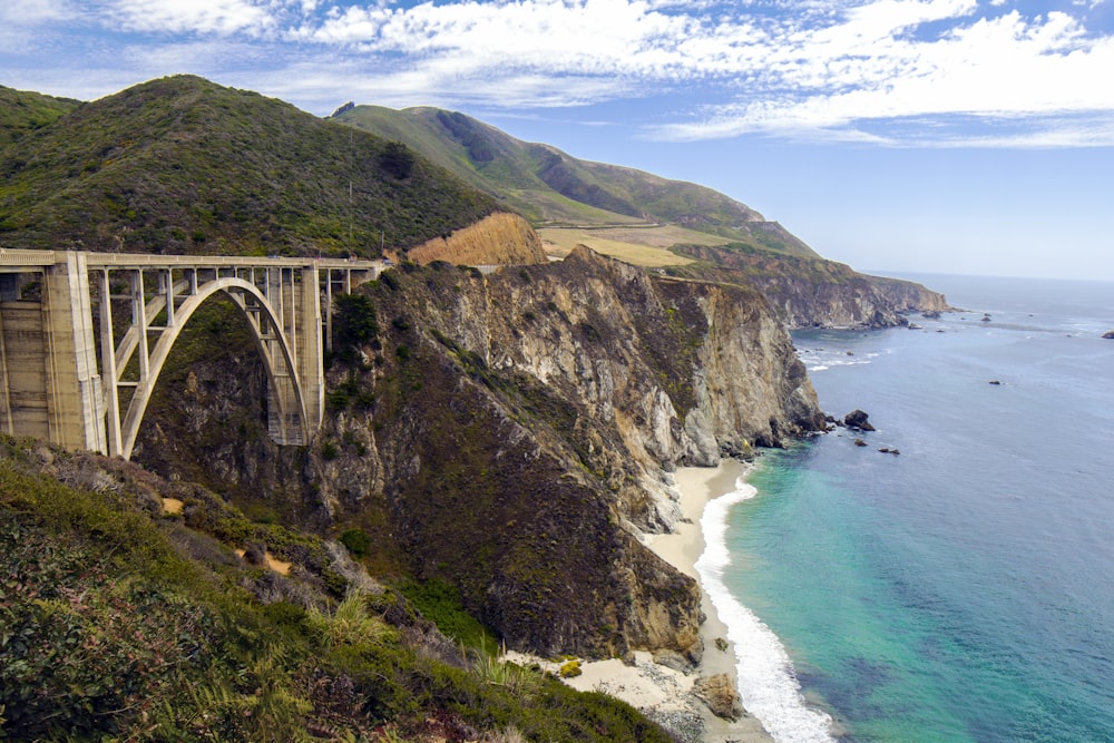 Bixby Creek Bridge over a body of water