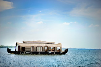 a boat on the water