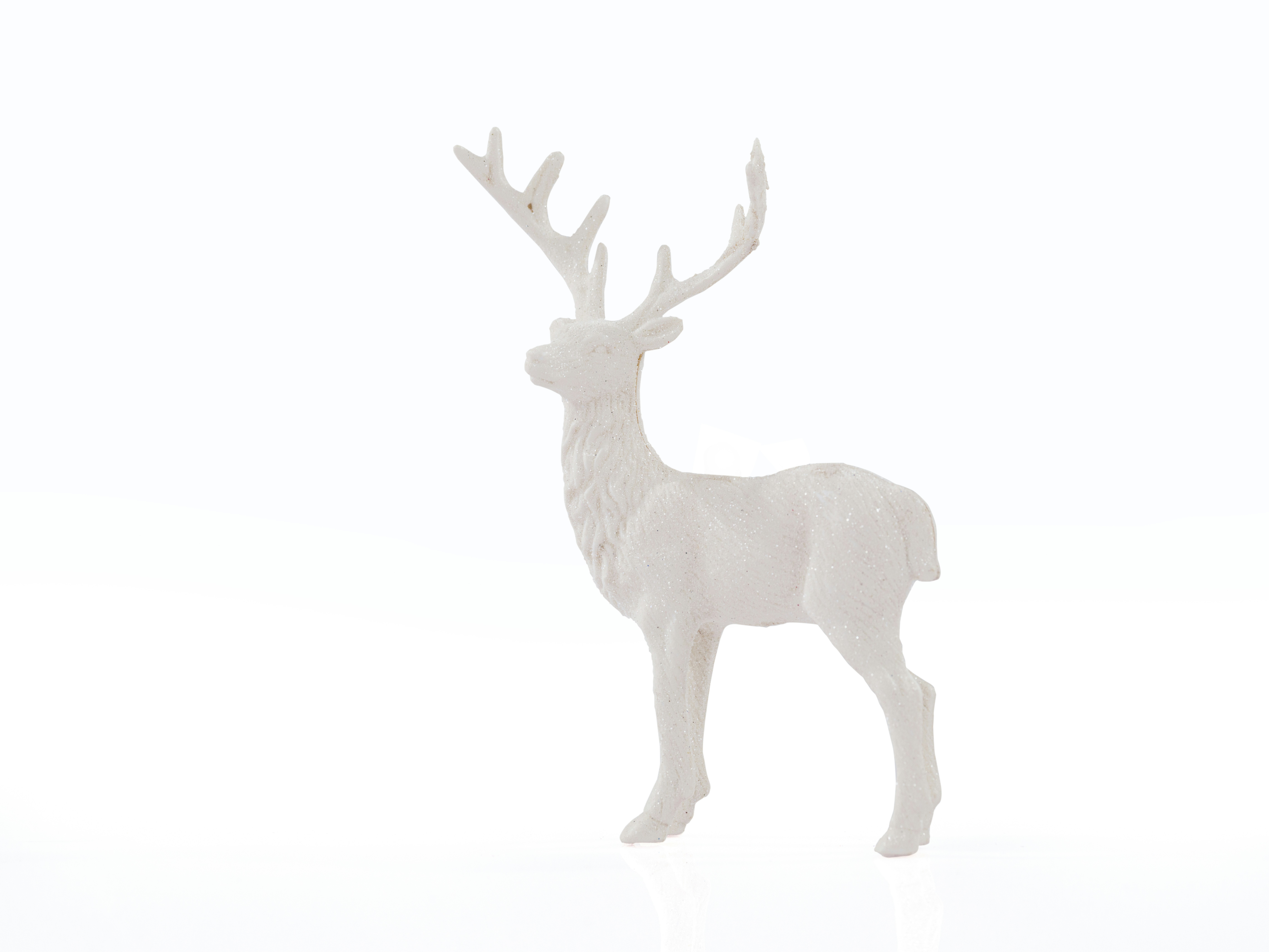 white deer Christmas decorations