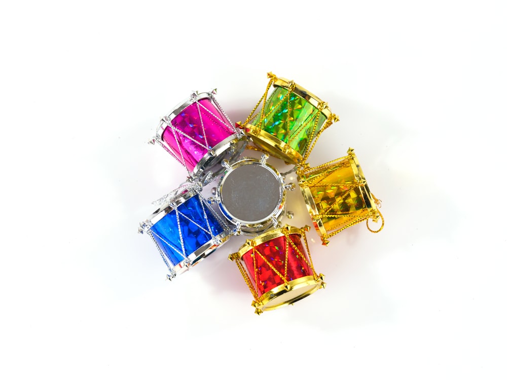 a colorful gem stone