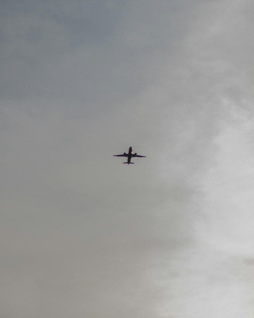 a plane flying in the sky