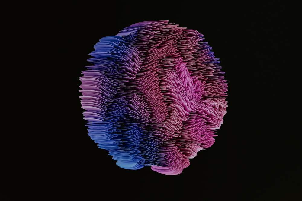 a pink and purple jellyfish